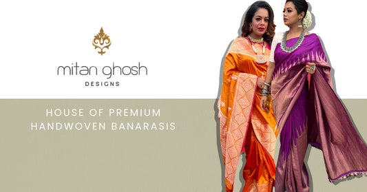 Iman Chakraborty Wears a Mitan Ghosh Handwoven Banarasi on Zee Bangla’s Sa Re Ga Ma Pa